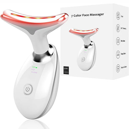 7-Color LED Facial Massager – Skin Tightening & Anti-Aging