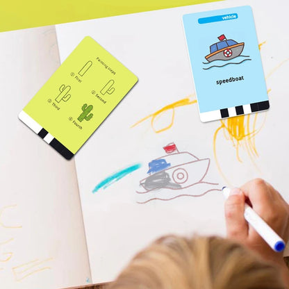 Educational Drawing Robot – Fun Learning Toy with 100 Cards