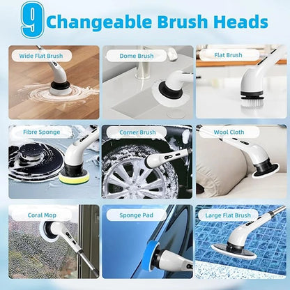 Cordless 7-in-1 Cleaning Brush – Deep Clean Made Easy