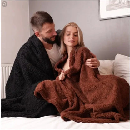 Romantic Couple Blanket – Cozy King Size Winter Warmth