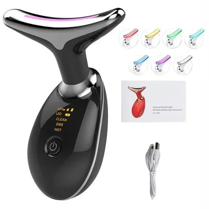 7-Color LED Facial Massager – Skin Tightening & Anti-Aging
