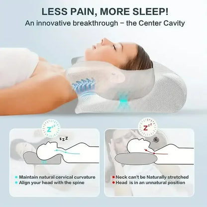 Ergonomic Cervical Pillow – Pain Relief & Better Sleep