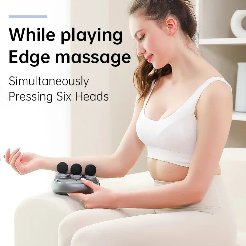 Professional 6-Head Massage Gun – Relax & Restore Muscles