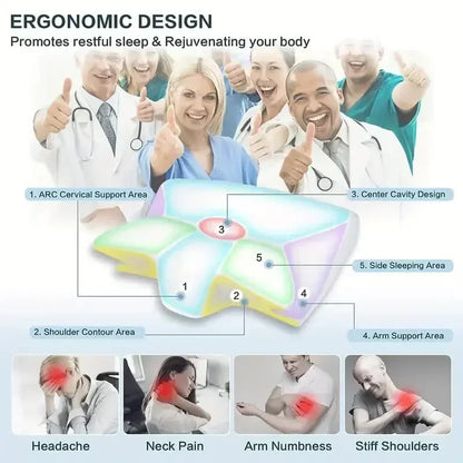 Ergonomic Cervical Pillow – Pain Relief & Better Sleep