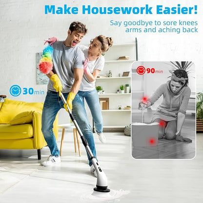Cordless 7-in-1 Cleaning Brush – Deep Clean Made Easy