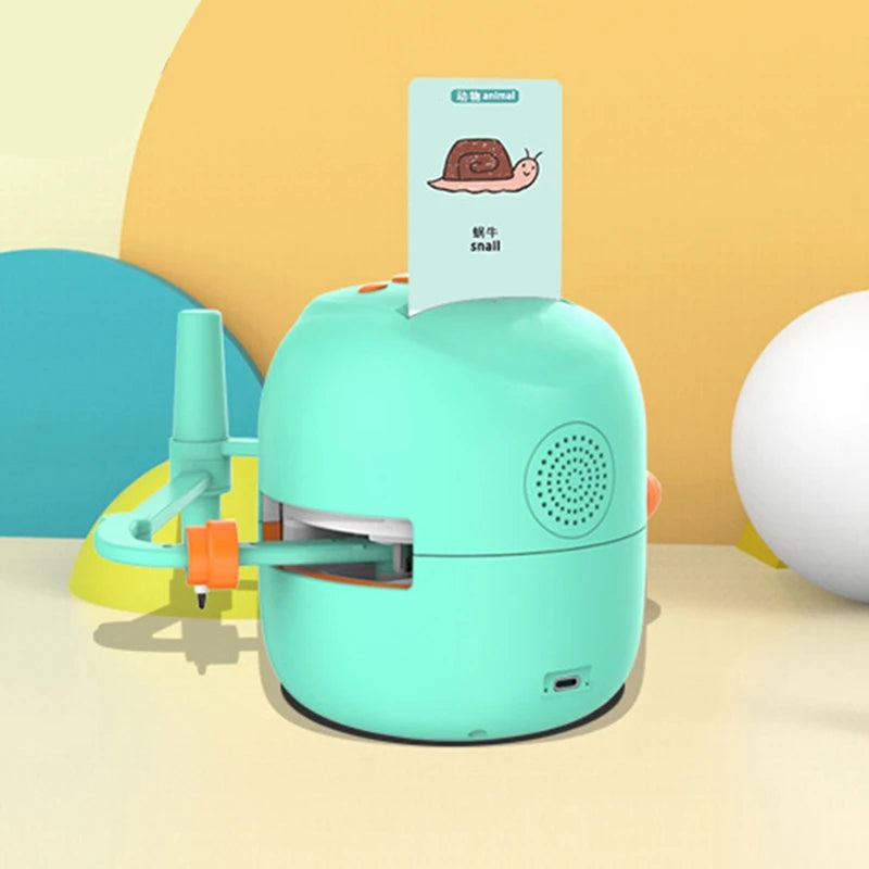 Educational Drawing Robot – Fun Learning Toy with 100 Cards