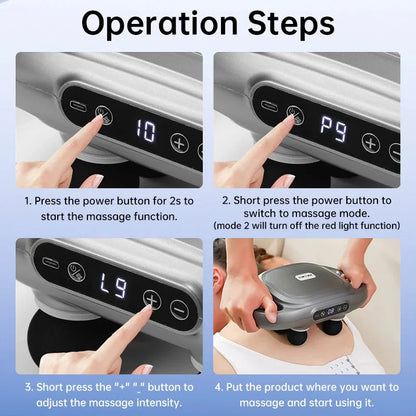 Professional 6-Head Massage Gun – Relax & Restore Muscles